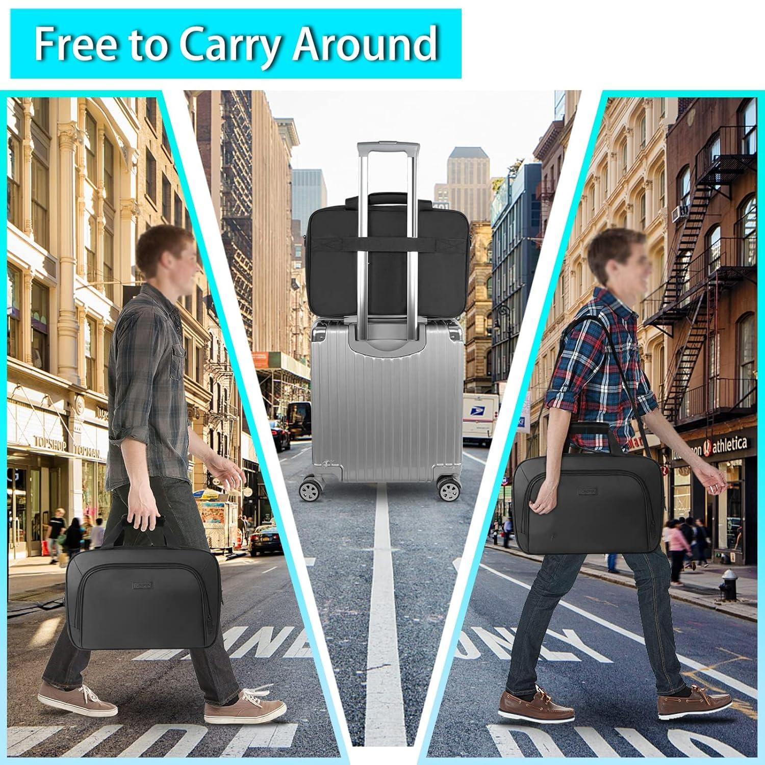 imageYOREPEK Carrying Case Compatible with PS5 PS5 Pro Travel Case Suitable for Playstation 5 Discs Digital Edition Large Capacity Storage bag for Console Controllers and Game Accessories BlackBlack