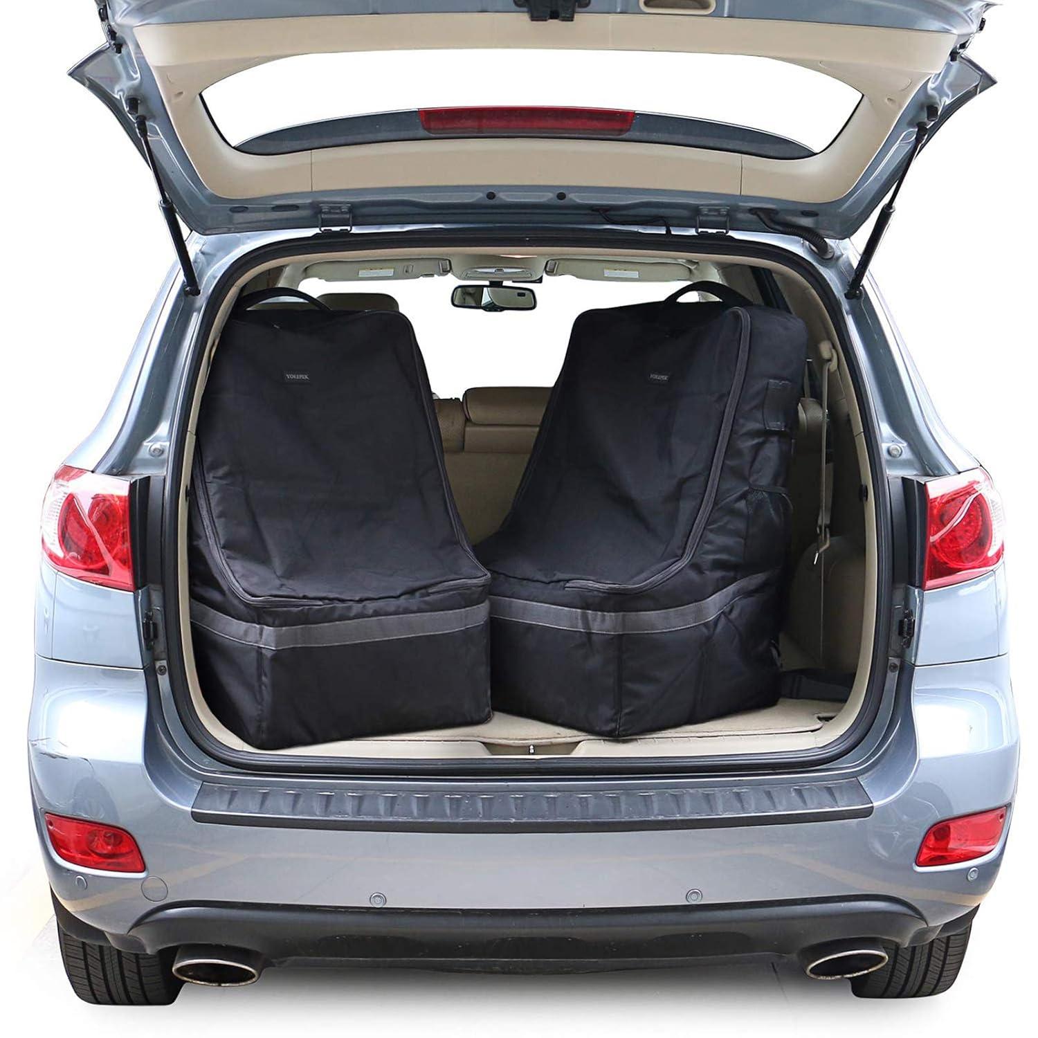 imageYOREPEK Padded Car Seat Travel Bag Backpack for Airplane Heavy Duty Car Seat Bags for Air Travel Carseat Cover for Airplane Travel with Shoulder Strap Car Seats Carrier for Airport BlackBlack