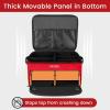 YOREPEK 2 Layer Golf Trunk Organizer, Golf Gifts for Men with Separate Ventilated Compartment for 2 Pair Shoes, Waterproof Car Trunk Locker for Balls, Tees, Clothes, Gloves, Gifts for Golfers(Standard-Red)