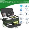 YOREPEK 2 Layer Golf Trunk Organizer, Golf Gifts for Men with Separate Ventilated Compartment for 2 Pair Shoes, Waterproof Car Trunk Locker for Balls, Tees, Clothes, Gloves, Gifts for Golfers(Large-Green)