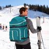YOREPEK 65L Ski Boot Bag Backpack with 8 Pockets, Waterproof Ski Snowboard Boot Bags for Air Travel, Ski Gear Bag Backpacks for Boots, Helmet, Goggle, Gloves, Pants, Jacket, Accessories for Adults(Peacock Blue)