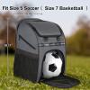 YOREPEK Basketball Bag, Large Basketball Backpack with Shoe Compartment and Ball Holder Sports Backpack for daughter son, Water Resistant for Sport Training Equipment Fits Volleyball Gym(Grey)