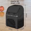YOREPEK Basketball Bag, Large Basketball Backpack with Shoe Compartment and Ball Holder Sports Backpack for daughter son, Water Resistant for Sport Training Equipment Fits Volleyball Gym(Black)