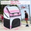 YOREPEK Basketball Bag, Large Basketball Backpack with Shoe Compartment and Ball Holder Sports Backpack for daughter son, Water Resistant for Sport Training Equipment Fits Volleyball Gym(Barbie Pink)