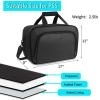 YOREPEK Carrying Case Compatible with PS5, PS5 Pro, Travel Case Suitable for Playstation 5 Discs Digital Edition, Large Capacity Storage bag for Console, Controllers, and Game Accessories, Black(Black)