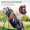 YOREPEK Golf Accessories Kit for Men, Golf Stuff Set with Leather Case, Golf Balls, Golf Tees, Multifunctional Divot Knife, Monocular, Scorer, Golf Gifts for Men Women Golfers(Brown)