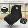 YOREPEK Infant Car Seat Travel Bag with Wheels Compatible with Nuna Pipa Car Seat and Base, Carseat Cover for Airplane Travel with Backpack Straps, Car Seat Bags for Air Travel with Storage Pocket