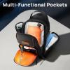 YOREPEK Insulated Magnetic Gym Bag for Men, Magnetic Water Bottle Bag with Phone & Pouch for Air Tag, Crossbody Water-Resistant Bottle Carrier with Adjustable Strap for Work, Gym, Sports