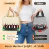 YOREPEK Nail Polish Organizer Case Holds 42+ Bottles (15ml/0.5 fl.oz), 2-Layer Nail Kit Bag with Compartments for Nail Supplies, UV Lamp, Nail Tech Organizers and Storage for Manicure Tools, Beige(Beige)