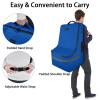 YOREPEK Padded Car Seat Travel Bag Backpack for Airplane, Heavy Duty Car Seat Bags for Air Travel, Carseat Cover for Airplane Travel with Shoulder Strap, Car Seats Carrier for Airport, Black(Blue)