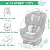 YOREPEK Padded Car Seat Travel Bag Backpack for Airplane, Heavy Duty Car Seat Bags for Air Travel, Carseat Cover for Airplane Travel with Shoulder Strap, Car Seats Carrier for Airport, Black(Green)