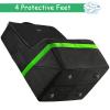 YOREPEK Padded Car Seat Travel Bag Backpack for Airplane, Heavy Duty Car Seat Bags for Air Travel, Carseat Cover for Airplane Travel with Shoulder Strap, Car Seats Carrier for Airport, Black(Green)