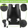 YOREPEK Soccer Backpack,Soccer Bag with Ball Holder, Water resistant Sport Equipment Bags Fit Basketball Volleyball Football(Black)