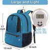 YOREPEK Soccer Backpack,Soccer Bag with Ball Holder, Water resistant Sport Equipment Bags Fit Basketball Volleyball Football(Blue)