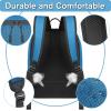 YOREPEK Soccer Backpack,Soccer Bag with Ball Holder, Water resistant Sport Equipment Bags Fit Basketball Volleyball Football(Blue)