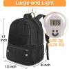 YOREPEK Soccer Backpack,Soccer Bag with Ball Holder, Water resistant Sport Equipment Bags Fit Basketball Volleyball Football(Coal Black)