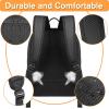 YOREPEK Soccer Backpack,Soccer Bag with Ball Holder, Water resistant Sport Equipment Bags Fit Basketball Volleyball Football(Coal Black)