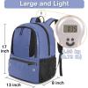 YOREPEK Soccer Backpack,Soccer Bag with Ball Holder, Water resistant Sport Equipment Bags Fit Basketball Volleyball Football(Purple)