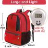 YOREPEK Soccer Backpack,Soccer Bag with Ball Holder, Water resistant Sport Equipment Bags Fit Basketball Volleyball Football(Red)