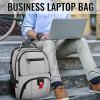 YOREPEK Travel Backpack, Extra Large 50L Laptop Backpacks for Men Women, Water Resistant College Student Bookbag Airline Approved Business Work Bag with USB Charging Port Fits 17 Inch Computer, Blue(Light Grey)