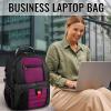 YOREPEK Travel Backpack, Extra Large 50L Laptop Backpacks for Men Women, Water Resistant College Student Bookbag Airline Approved Business Work Bag with USB Charging Port Fits 17 Inch Computer, Blue(Purple)
