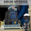 YOREPEK Travel Backpack, Extra Large 50L Laptop Backpacks for Men Women, Water Resistant College Student Bookbag Airline Approved Business Work Bag with USB Charging Port Fits 17 Inch Computer, Blue(Roy Blue)
