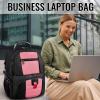 YOREPEK Travel Backpack, Extra Large 50L Laptop Backpacks for Men Women, Water Resistant College Student Bookbag Airline Approved Business Work Bag with USB Charging Port Fits 17 Inch Computer, Blue(Pink)