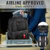 YOREPEK Travel Backpack, Extra Large 50L Laptop Backpacks for Men Women, Water Resistant College Student Bookbag Airline Approved Business Work Bag with USB Charging Port Fits 17 Inch Computer, Blue(Black)