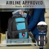 YOREPEK Travel Backpack, Extra Large 50L Laptop Backpacks for Men Women, Water Resistant College Student Bookbag Airline Approved Business Work Bag with USB Charging Port Fits 17 Inch Computer, Blue(Blue)
