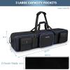 YOREPEK Tripod Carrying Case Bag 40.5″, Resistant Light Stand Bag with 2 Protective Pads, Photo Studio Equipment Case fit Tripods Manfrotto, Monopods, Speaker Stands, Umbrellas, Accessories, Travel(50.5*9.5*9.5)