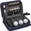 YOREPEK Golf Accessories Kit for Men, Golf Stuff Set with Leather Case, Golf Balls, Golf Tees, Multifunctional Divot Knife, Monocular, Scorer, Golf Gifts for Men Women Golfers(Blue)