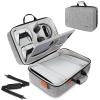 YOREPEK Hard Shell Carrying Case Compatible with PS5, PS5 Pro, Travel Protective Bag Suitable for Playstation 5 Digital Edition, Console, Controllers, Headset and Gaming Accessories, Grey