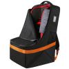 YOREPEK Padded Car Seat Travel Bag Backpack for Airplane, Heavy Duty Car Seat Bags for Air Travel, Carseat Cover for Airplane Travel with Shoulder Strap, Car Seats Carrier for Airport, Black(Orange)