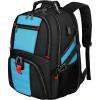 YOREPEK Travel Backpack, Extra Large 50L Laptop Backpacks for Men Women, Water Resistant College Student Bookbag Airline Approved Business Work Bag with USB Charging Port Fits 17 Inch Computer, Blue(Blue)