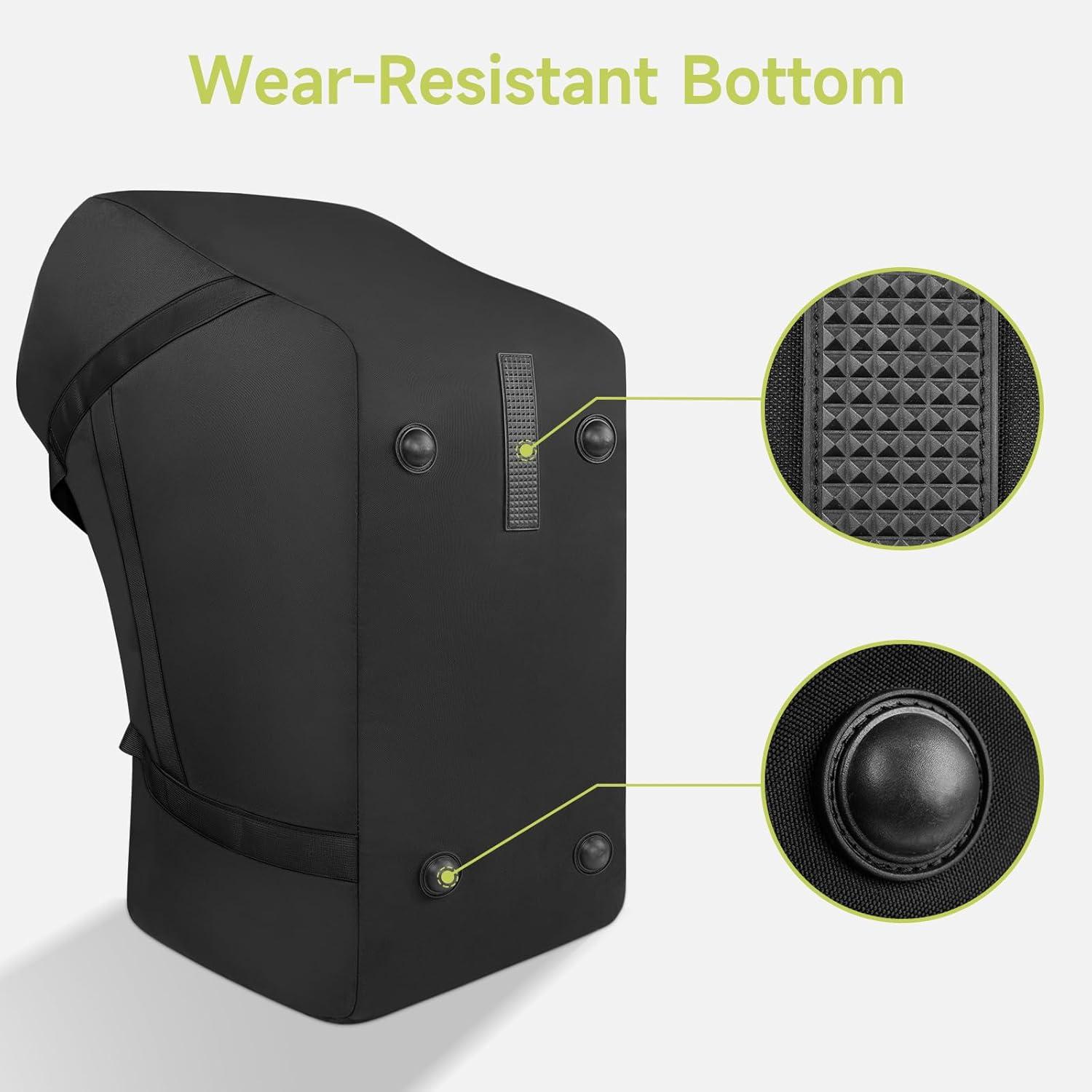 imageYOREPEK Infant Car Seat Travel Bag Compatible with All Nuna Pipa Car Seat and Base or Chicco KeyFit 30 and Base Padded Car Seat Bags for Air TravelCar Seat Gate Check Bag with 5 Protective FeetBlack All