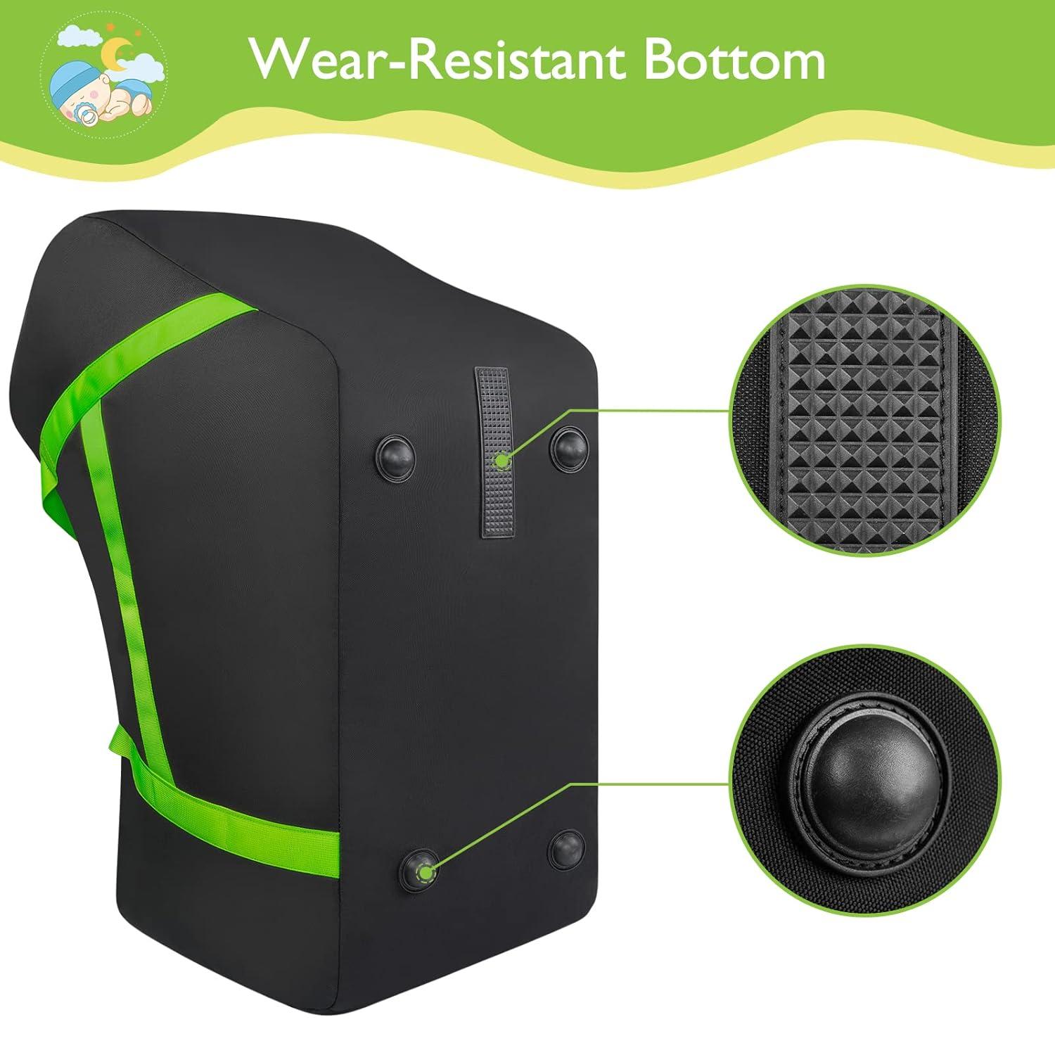 imageYOREPEK Infant Car Seat Travel Bag Compatible with All Nuna Pipa Car Seat and Base or Chicco KeyFit 30 and Base Padded Car Seat Bags for Air TravelCar Seat Gate Check Bag with 5 Protective FeetBlack