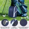 YOREPEK Golf Shoe Bag, with 3 Pockets for Socks, Gloves, Tees, Balls, Brush, Designed with a Buckle Top Carry Handle, Zippered Sport Shoe Carrier Bags with Ventilation, Golf Gifts for Men Unique,Blue(blue)