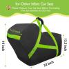 YOREPEK Infant Car Seat Travel Bag Compatible with All Nuna Pipa Car Seat and Base or Chicco KeyFit 30 and Base, Padded Car Seat Bags for Air Travel,Car Seat Gate Check Bag with 5 Protective Feet(Black)