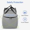 YOREPEK Infant Car Seat Travel Bag Compatible with All Nuna Pipa Car Seat and Base or Chicco KeyFit 30 and Base, Padded Car Seat Bags for Air Travel,Car Seat Gate Check Bag with 5 Protective Feet(Grey)