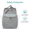 YOREPEK Infant Car Seat Travel Bag Compatible with All Nuna Pipa Car Seat and Base or Chicco KeyFit 30 and Base, Padded Car Seat Bags for Air Travel,Car Seat Gate Check Bag with 5 Protective Feet(Grey All)