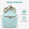 YOREPEK Infant Car Seat Travel Bag Compatible with All Nuna Pipa Car Seat and Base or Chicco KeyFit 30 and Base, Padded Car Seat Bags for Air Travel,Car Seat Gate Check Bag with 5 Protective Feet(Light Cyan)