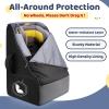 YOREPEK Padded Car Seat Travel Bag for Airplane Travel Compatible with Chicco, Britax, Nuna Rava, Sturdy Car Seat Backpack for Airport with Wear-Resistant Bottom, Large Carseat Cover for Baby Travel(Black)