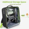 YOREPEK Padded Stroller Bag for Airplane Travel Fits for UPPAbaby MINU,MINU V2,MINU V3, Gate Check Stroller Bag with Large Inner Mesh Pocket, Sturdy Stroller Storage Backpack for Accessories(Black)