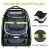 YOREPEK Padded Stroller Travel Bag with Wheels for Airplane, Fits Nuna Mixx Next/Triv Next(Remove All Wheels), with a Separate Pocket to Store Stroller Wheels, Gate Check Stroller Bag for Air Travel
