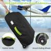 YOREPEK Padded Stroller Travel Bag with Wheels for Airplane, Fits Nuna Mixx Next/Triv Next(Remove All Wheels), with a Separate Pocket to Store Stroller Wheels, Gate Check Stroller Bag for Air Travel