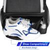 YOREPEK Pickleball Bag Backpack with Shoe Compartment, Fence Hook for Men Women, Large Capacity Pickleball Paddle Bags Hold Paddles, Clothes Shoes and Accessories