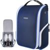 YOREPEK Golf Shoe Bag, with 3 Pockets for Socks, Gloves, Tees, Balls, Brush, Designed with a Buckle Top Carry Handle, Zippered Sport Shoe Carrier Bags with Ventilation, Golf Gifts for Men Unique,Blue(blue)