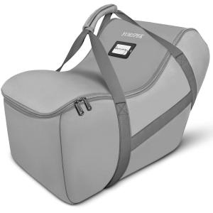 YOREPEK Infant Car Seat Travel Bag Compatible with All Nuna Pipa Car Seat and Base or Chicco KeyFit 30 and Base, Padded Car Seat Bags for Air Travel,Car Seat Gate Check Bag with 5 Protective Feet(Grey All)