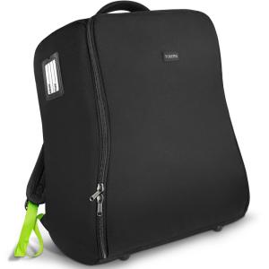 YOREPEK Padded Stroller Bag for Airplane Travel Fits for UPPAbaby MINU,MINU V2,MINU V3, Gate Check Stroller Bag with Large Inner Mesh Pocket, Sturdy Stroller Storage Backpack for Accessories(Black)