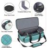 YOREPEK Carrying Case for Cricut Maker 4, Maker 3, Explore 4, Explore 3, Air 2, Die Cut Machine Dust Cover, Large Travel Bag with Cutting Mat Storage, Tote Bag for Tools Accessories, Floral(Green)